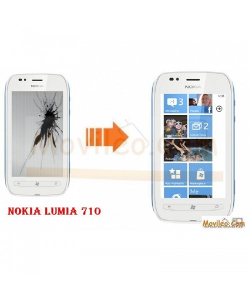 CAMBIAR PANTALLA LCD NOKIA LUMIA 710 - Imagen 1
