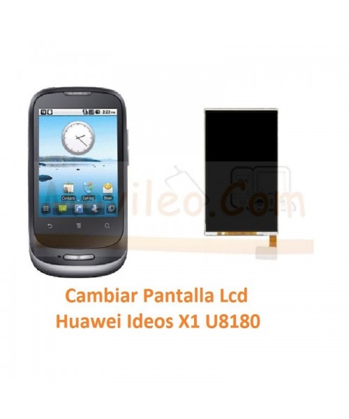 Cambiar Pantalla Lcd Huawei Ideos X1 U8180 - Imagen 1