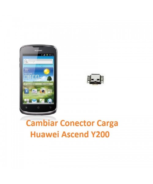Cambiar Conector Carga Huawei Ascend Y200 - Imagen 1