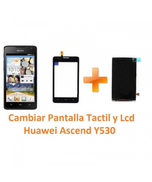 Cambiar Pantalla Táctil Cristal y Lcd Huawei Ascend Y530 - Imagen 1