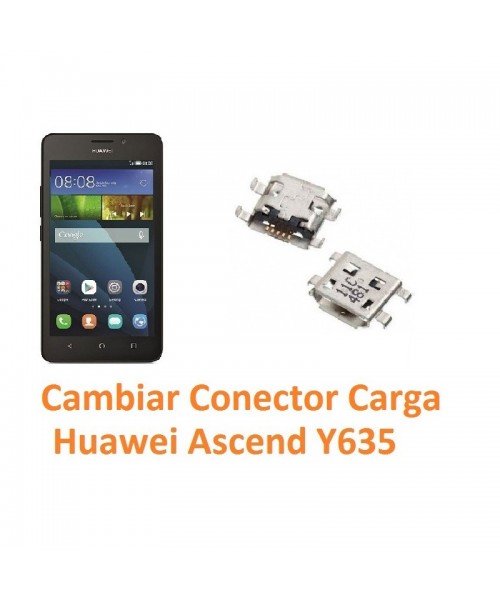Cambiar Conector Carga Huawei Ascend Y635 - Imagen 1
