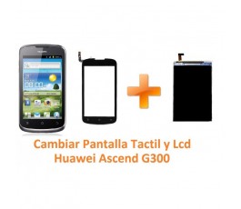 Cambiar Pantalla Táctil Cristal y Lcd Huawei Ascend G300 - Imagen 1