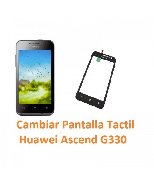 Cambiar Pantalla Táctil Cristal Huawei Ascend G330 - Imagen 1