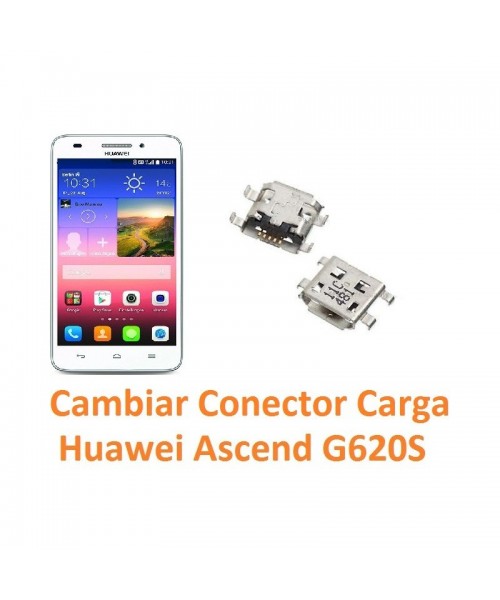 Cambiar Conector Carga Huawei Ascend G620S - Imagen 1