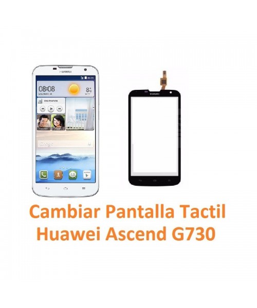 Cambiar Pantalla Táctil Cristal Huawei Ascend G730 - Imagen 1