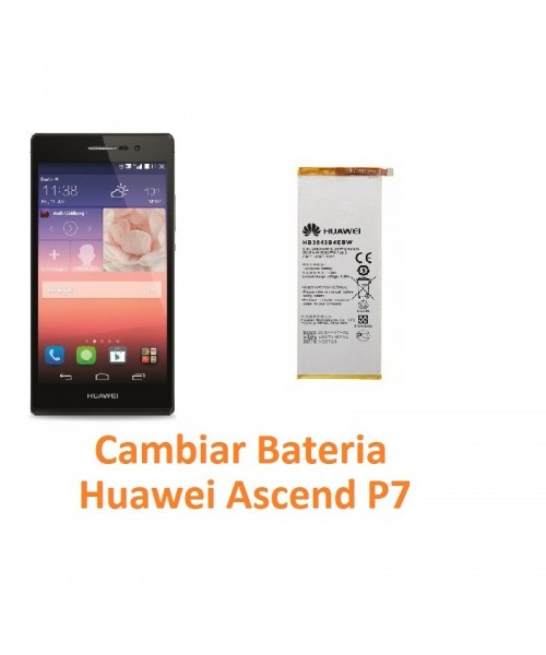 Cambiar Batería Huawei Ascend P7 - Imagen 1