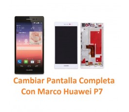 Cambiar Pantalla Completa Con Marco Huawei Ascend P7 - Imagen 1